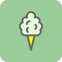 Zuckerwatte-Vektor-Icon-Design vektor