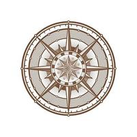 Kompass, Wind Rose Erdkunde, Navigation Symbol vektor