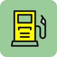 gas station vektor ikon design
