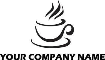 kaffe kopp logotyp vektor fil