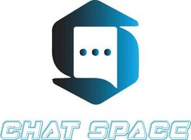 chatt Plats logotyp vektor fil