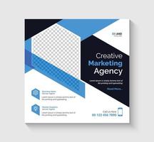 kreativ Marketing Agentur Sozial Medien instagram Post Banner Design Vorlage vektor