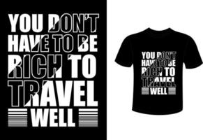 Tour-Reise-T-Shirt-Design, Abenteuer-Reise-T-Shirt-Design vektor