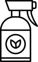 Pflanzen sprühen Flasche Vektor Symbol