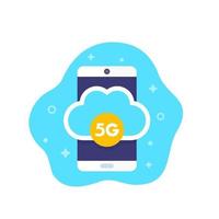 5g Mobilfunknetzvektor icon.eps vektor