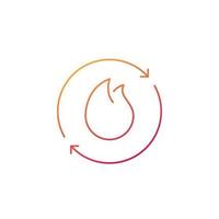 metabolism, metabolic process line icon.eps vektor