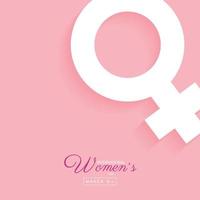 Mars 8. internationell kvinnors dag hälsning kort papper skära för din design. vektor illustration