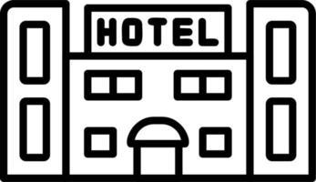 Hotel-Vektor-Symbol vektor