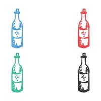 vin glas ikon, champagne glasögon ikon, röd vin ikon, röd vin ikon, vin glas logotyp vektor ikoner i flera olika färger