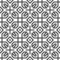 abstraktes nahtloses sechseckiges Kreuzquadratformmuster. abstraktes geometrisches Muster für verschiedene Designzwecke. vektor