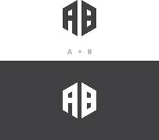 Alphabet Brief Symbol Logo ab, Brief Logo vektor