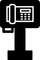 Öffentlichkeit Telefon Vektor Symbol