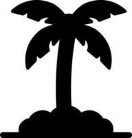 Palme Blatt Vektor Symbol