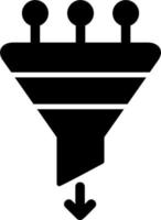 Symbol für Trichtervektor vektor