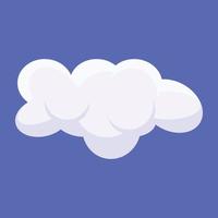 Trendige Cloud-Konzepte vektor