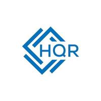 hqr Brief Logo Design auf Weiß Hintergrund. hqr kreativ Kreis Brief Logo Konzept. hqr Brief Design. vektor