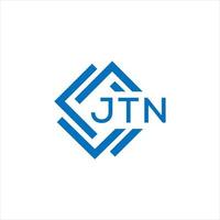 jtn Brief Logo Design auf Weiß Hintergrund. jtn kreativ Kreis Brief Logo Konzept. jtn Brief Design. vektor