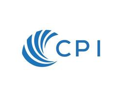 cpi Brief Logo Design auf schwarz Hintergrund. cpi kreativ Initialen Brief Logo Konzept. cpi Brief Design. vektor