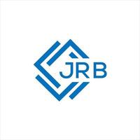 jrb brev logotyp design på vit bakgrund. jrb kreativ cirkel brev logotyp begrepp. jrb brev design. vektor