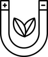 magnetisch Vektor Symbol