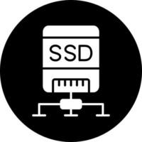 sSD disk vektor ikon