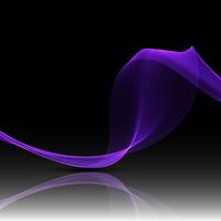 Abstrakt bakgrund med flytande lila form vektor