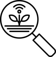 Smart-Farm-Vektor-Symbol vektor