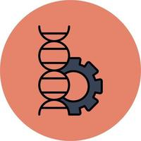 DNA-Testvektorsymbol vektor