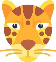 leopard vektor ikon