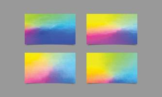 Flerfärgad hand målad abstrakt vattenfärg bakgrund. bröllop inbjudan kort, ja kort och hälsning kort mall design vektor
