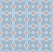 abstrakt geoetisch Linie nahtlos Weiß Muster. Arabeske Fliese Textur im asiatisch Dekor Stil vektor