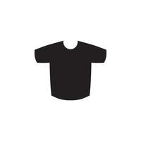 T-Shirts Symbol Vektor isoliert auf Weiß Hintergrund.