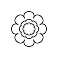 blomma ikon i trendig platt stil isolerat på vit bakgrund. vår symbol för din hemsida design, logotyp, app, ui. översikt vektor illustration.