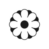 Blume Symbol im modisch eben Stil isoliert auf Weiß Hintergrund. Frühling Symbol zum Ihre Webseite Design, Logo, Anwendung, ui. Vektor Illustration.
