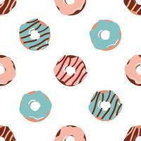 Nahtloses Muster mit Donuts vektor