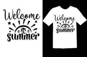 Sommer- svg t Hemd Design vektor