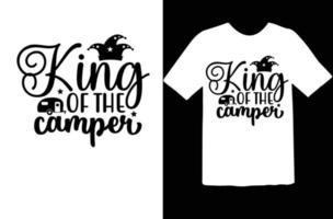 Camping svg t Hemd Design vektor