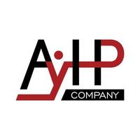 Ayhp Beschriftung Logo ist einfach, einfach zu verstehen und maßgeblich. Vektor Logo zum Unternehmen Geschäft