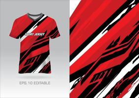 Sport Jersey Design Grunge zum Mannschaft Uniformen Fußball Jersey Rennen Jersey vektor