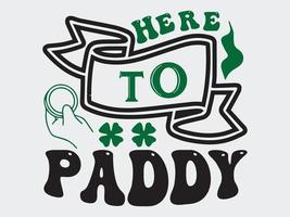 St Patrick's dag t-shirt design fil vektor