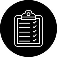 Checkliste Vektor Icon