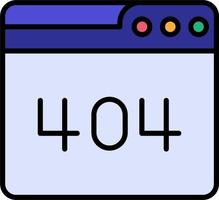 Netz Error 404 Vektor Symbol