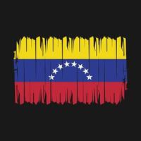 venezuela flagga borsta vektor