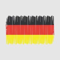 deutschland flag pinsel vektor illustration