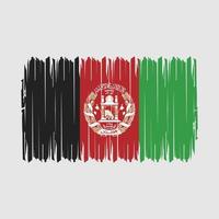 afghanistan flag pinsel vektor illustration