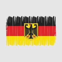 deutschland flag pinsel vektor illustration