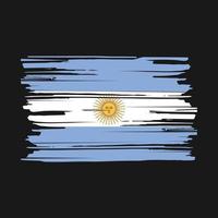 Argentinien Flaggenpinsel flag vektor