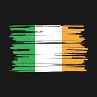 Irland Flagge Pinsel vektor