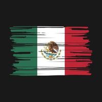 mexico flaggborste vektor