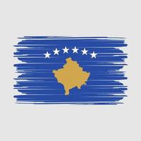 kosovo flagga vektor